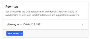 DNS Rewrites in NextDNS